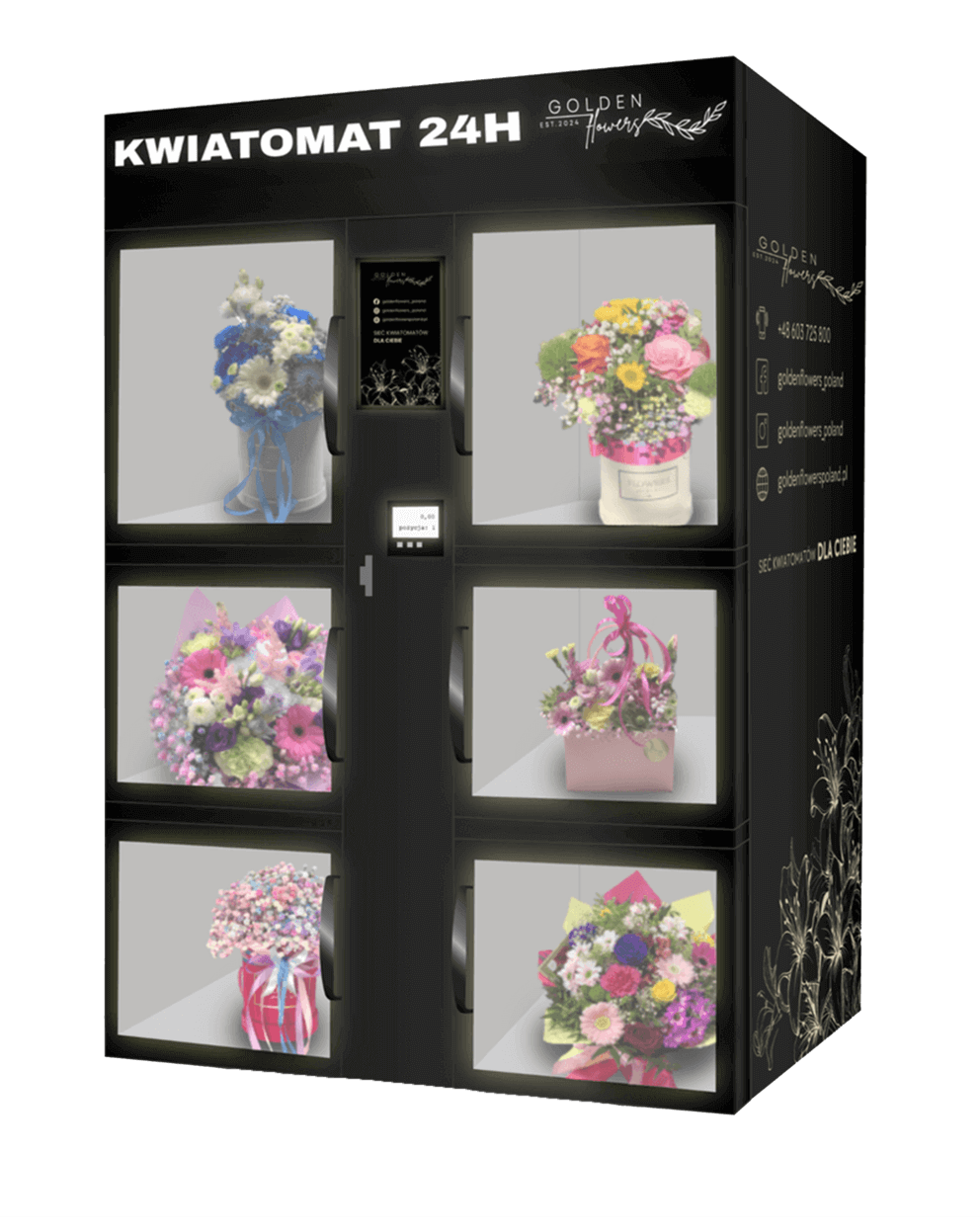 Kwiatomat 6-okienkowy